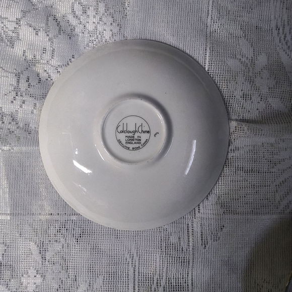 Porcelain Decorative Dessert Plate with Pink Floral Motif - Picture 12 of 12